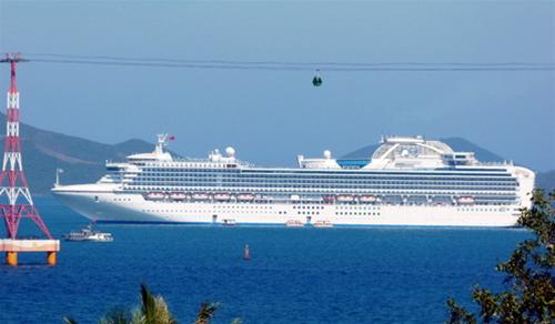 许多船豪华邮轮将芽庄选为旅游目的地